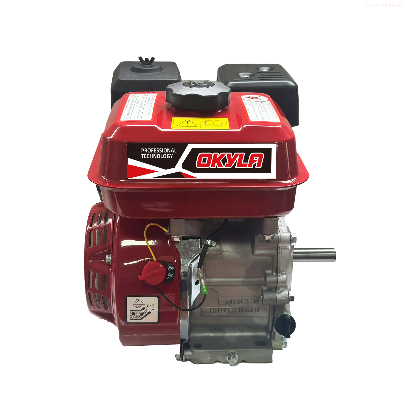 OKYLA Gasoline Engine Blue and Red color customed 