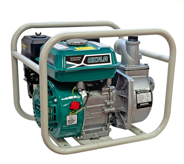 OKYLA WPW Gasoline/Petrol Water Pump with White Frame And Color Customed Engine 