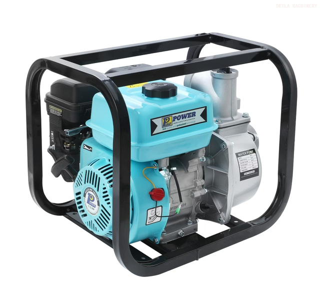 Okyla 2inch 3inch Petrol Gasoline Water Pump with Heavy Sprae Frame Fit Indian Mraket 
